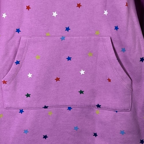 Mini Boden Kid’s Multi Star Pink Sweatshirt Tunic Dress Size 13-14 - Picture 4 of 13