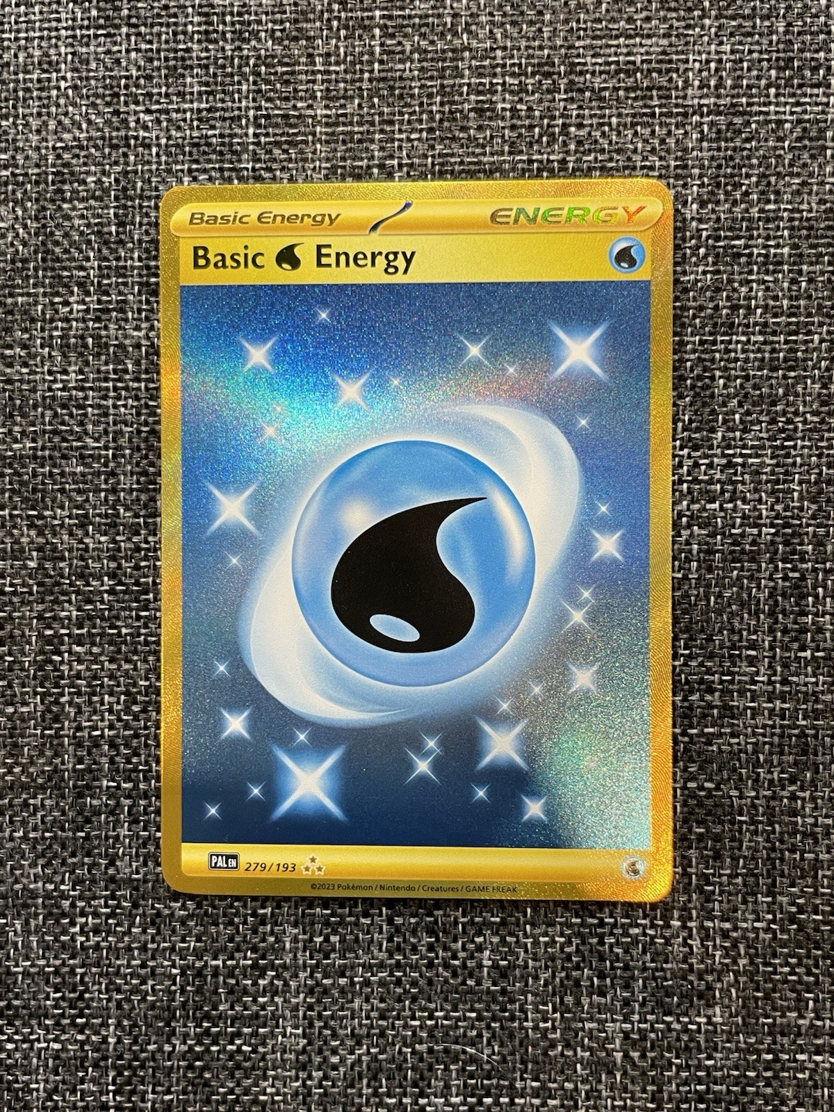 Basic Water Energy 279/193 Pokémon Card Pokemon TCG Paldea Evolved ⭐️NM