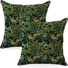 Classic Pillow Covers - 18X18 Pack of 2, Vintage Throw Pillow Covers for Farmhou