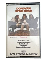 Donovan Open Road ET 30125 Epic Vintage Audio Cassette Tape Folk 