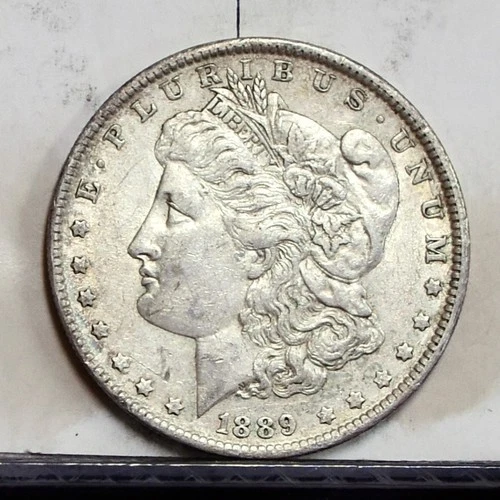 1889-O Morgan Dollar - AU Details Old Clnd (#61345-L)