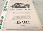 1950 RENAULT 4CV 760 UK Original Sales Advert