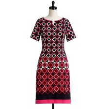 Eliza J Geometric Print Stretch Sheath Dress – Size 4