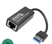 Plugable USB3-E1000 USB 3.0 to 10/100/1000 Gigabit Ethernet LAN Network Adapter