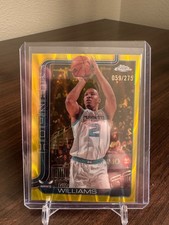 Grant Williams 2025 Topps Chrome #65 Yellow RayWave Refractor /275