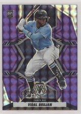 2022 Panini Mosaic Rookies Purple Mosaic Prizm 27/49 Vidal Brujan #245 2l4