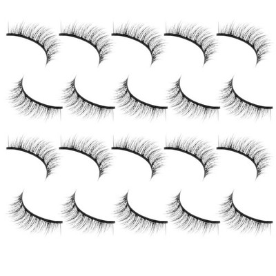 10 Pairs Wimperverlängung Lash -Erweiterung Gefälschte Augenwimpern