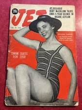 1958 JET MAGAZINE Black American History NEWS PEOPLE POLITICS EVENTS Johnson USA