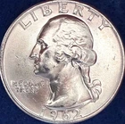 1962-D Washington Silver Quarter Ch BU