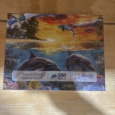 NEW SEALED 500 Piece Jigsaw Puzzle Tropical Dolphin