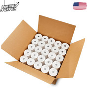 3-1/8" X 230' THERMAL PRINTER POS CASH REGISTER RECEIPT PAPER BPA FREE- 50 ROLLS