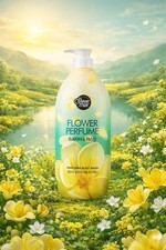 Shower Mate Flower Perfume Body Wash Liquid 40.57 fl oz Paraben-Free Unisex 0.73 per gallon