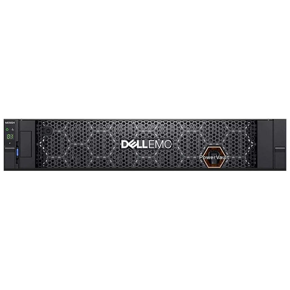 Storage Array Dell ME5024 with 2x 4x25GbE SFP28 ISCSi 2x1TB SAS 2.5 2x PSU rails - Image 2 of 4