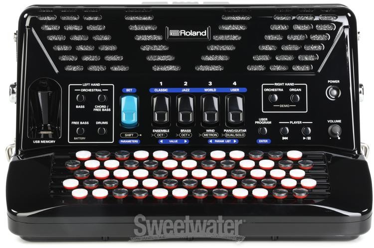 Roland FR-1xb Button-type V-Accordion - Black