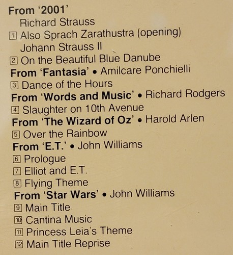 Filmtrax Lyn Larsen The Paramount Organ 1986 CD Vintage Played Once - Imagen 4 de 4