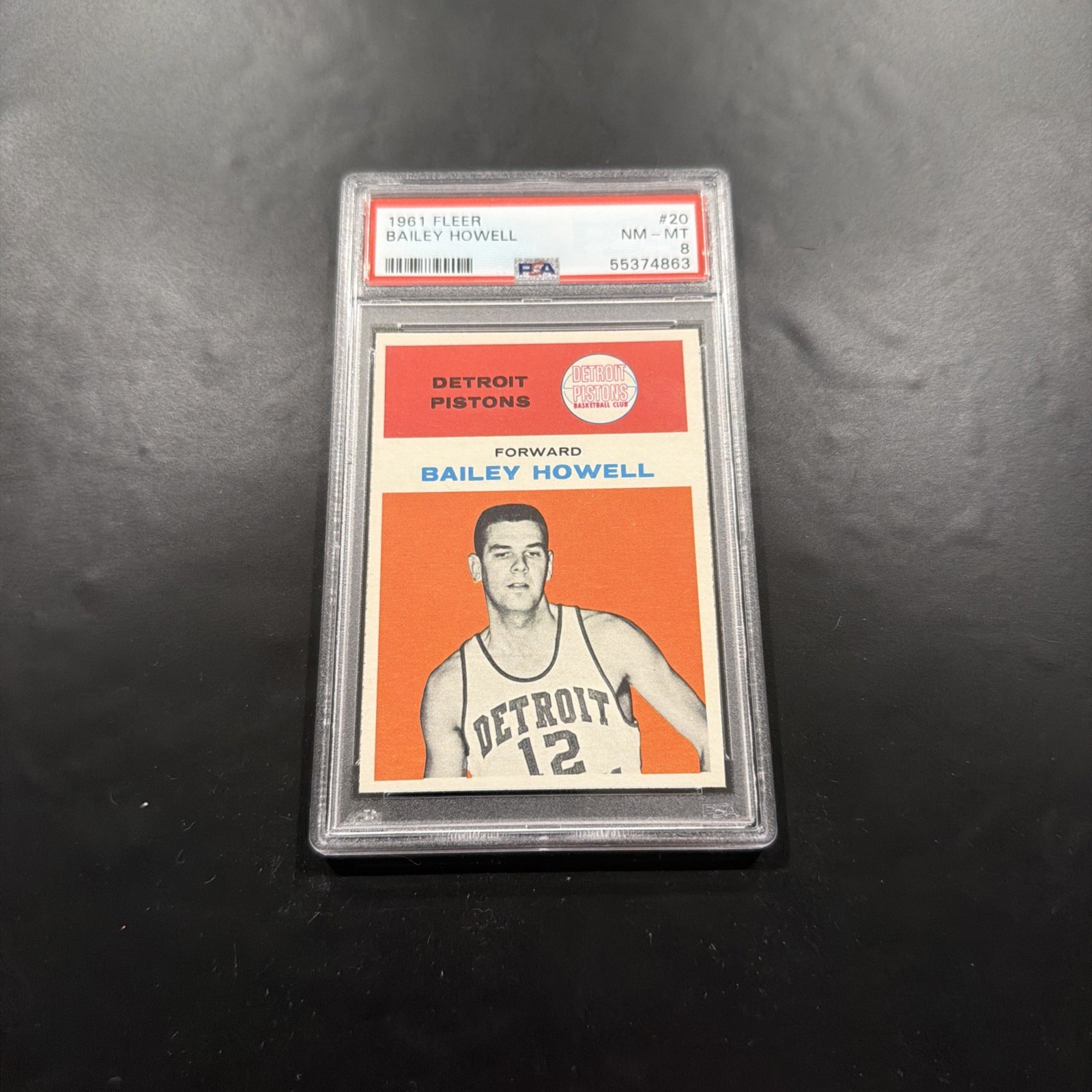 1961 Fleer Bailey Howell #20 PSA 8 NM-MT