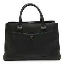 Chanel Neo Executive Line Leather Tote Bag Women Black One Size