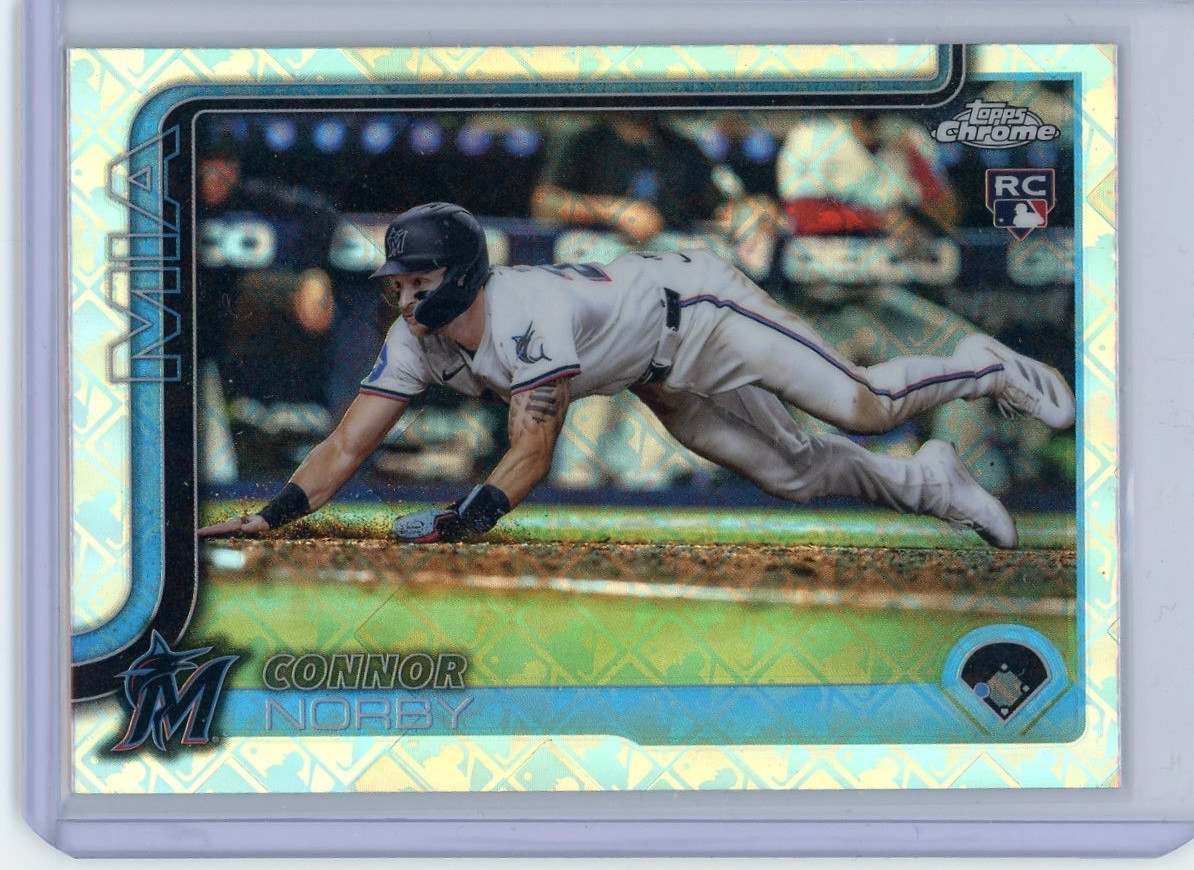 2025 Topps Chrome Logofractor - Image Variation Connor Norby #199 (RC)
