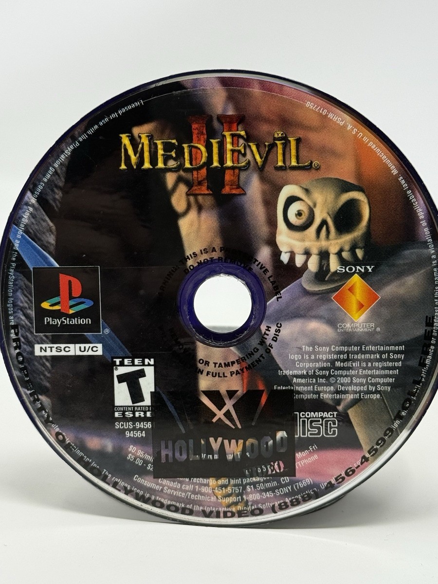 Refurbished Medievil II 2 PS1 PlayStation 1 Tested Scratch-Less