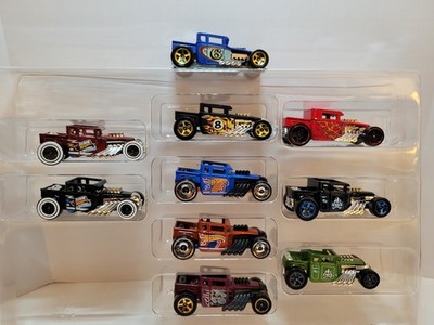 Hot Wheels Bone Shaker Loose Lot Of 10 ~  Multipack Red W/flames, Asstd. Release