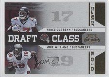 2010 Playoff Contenders Draft Class Gold 44/100 Arrelious Benn Mike Williams 0b5