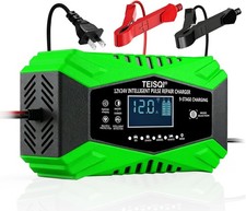 Battery Charger,12-Amp 12V/24V Smart Battery Trickle Charger