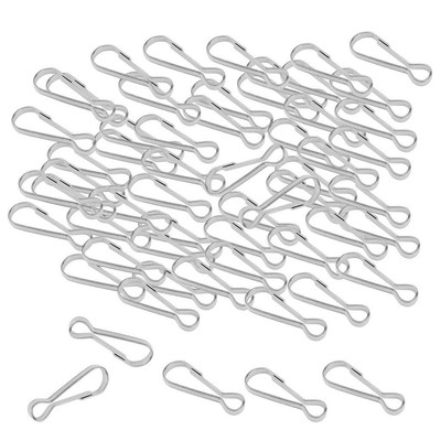 100 pcs Mini Karabiner Schlüsselanhänger klein Karabinerhaken für Sport