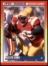 Keith Sims #648 1990 Score