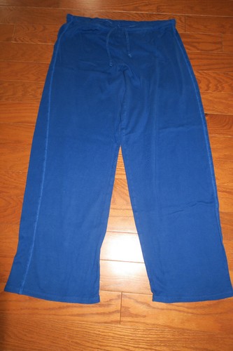 S/M/L ❤️ PANTALONES PIJ VINTAGE ❤️ PIJAMA VICTORIA'S SECRET DORMIR 100% ALGODÓN AZUL - Imagen 2 de 4