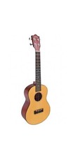 Lanikai Spruce Solid Top Concert Ukulele With Heavy Duty Carrying Case