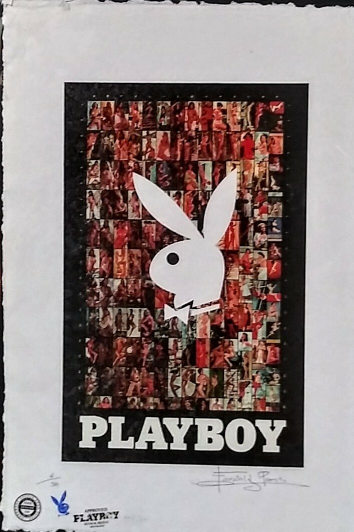Playboy Bunny Icon, Limited Edition Print 22'x 15'x Signed