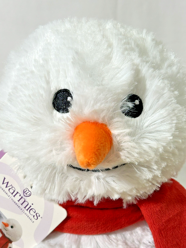 WARMIES Comfort Plush Medium Snowman Lavender Scented Microwave Warmth - Picture 5 of 5