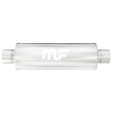 Straight-Through Performance Muffler; 3in. Center/Center; 6x30x6 Body