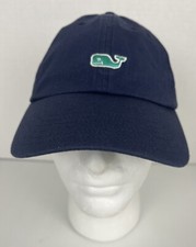VINEYARD VINES Whale Logo Baseball Cap Claspback 100 Cotton Adjustable Adult Sz