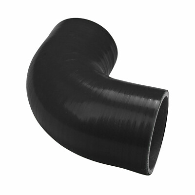 Tucool Racing Universal 90 Degree Elbow Coupler Silicone Hose Turbo Intercooler Pipe 16mm 38mm 64mm 76mm 102mm 127mm (Black, 38mm (1.5