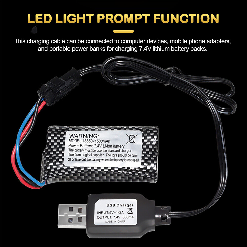 7.4V 3000mAh 15C 2S SM-3P Plug Li-ion Battery With Togo - Foto 6