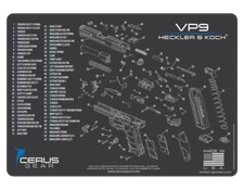 For Heckler & Koch HK VP9 PREMIUM Armorers Cleaning Mat Cerus Gear HK VP9 