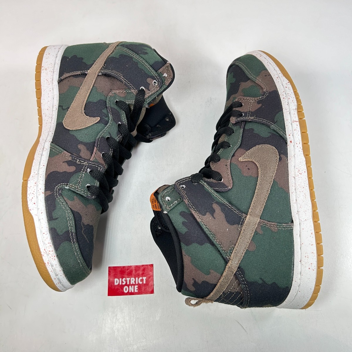 Nike Dunk High Premium SB Fiveoneo Camo 510 2014 - Size 9.5