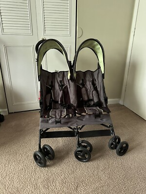 Delta Children Lx Side By Side Umbrella Double Strollers Delta Children LX  Side By Side Stroller With Recline, Storage Compact Fold