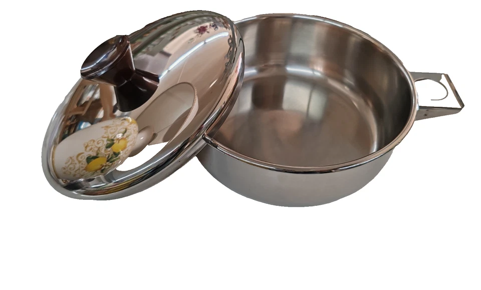 F.LLI CALDERONI CASSERUOLA CON COPERCHIO 20CM - Immagine 2 di 3