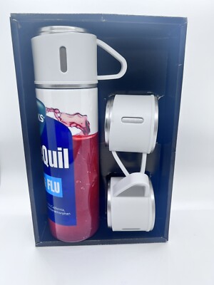 Vicks WineQuil Stainless Steel Thermos Travel Coffee Mug Vacuum Insulated Flask