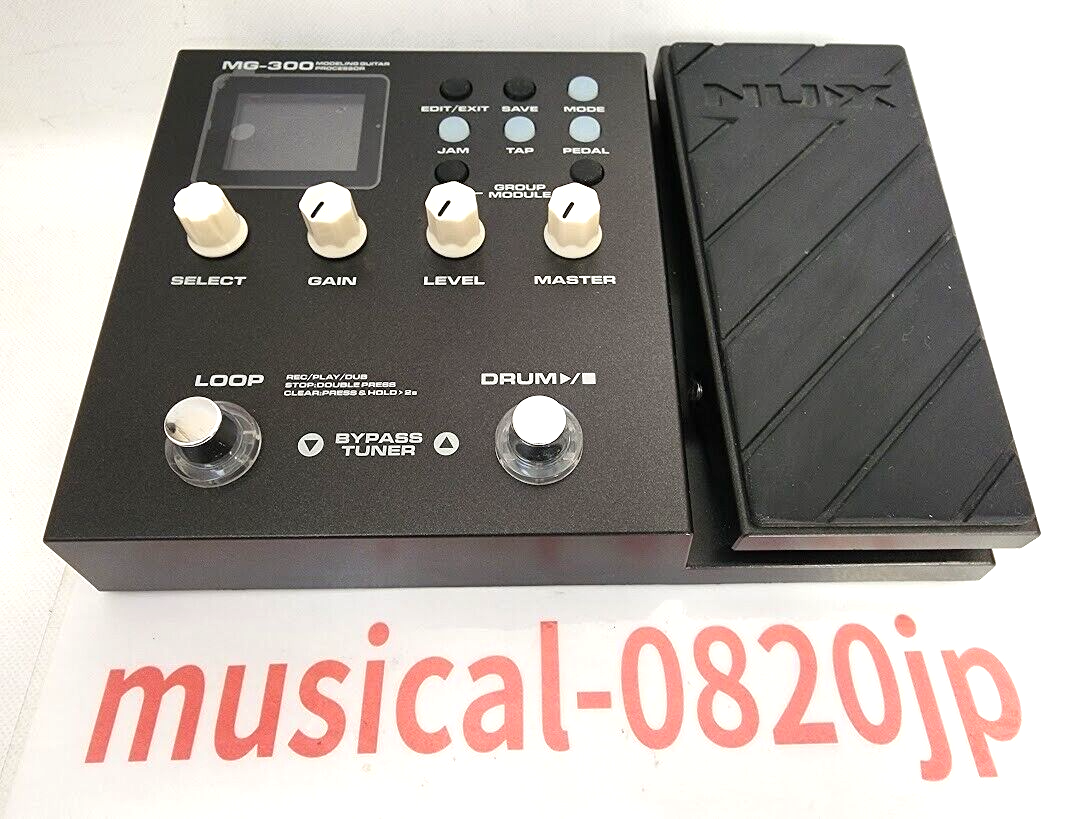 NUX MG-300 モデリングギタープロセッサー NUX MG-300 モデリングギタープロセッサー ペダル搭載 マルチ