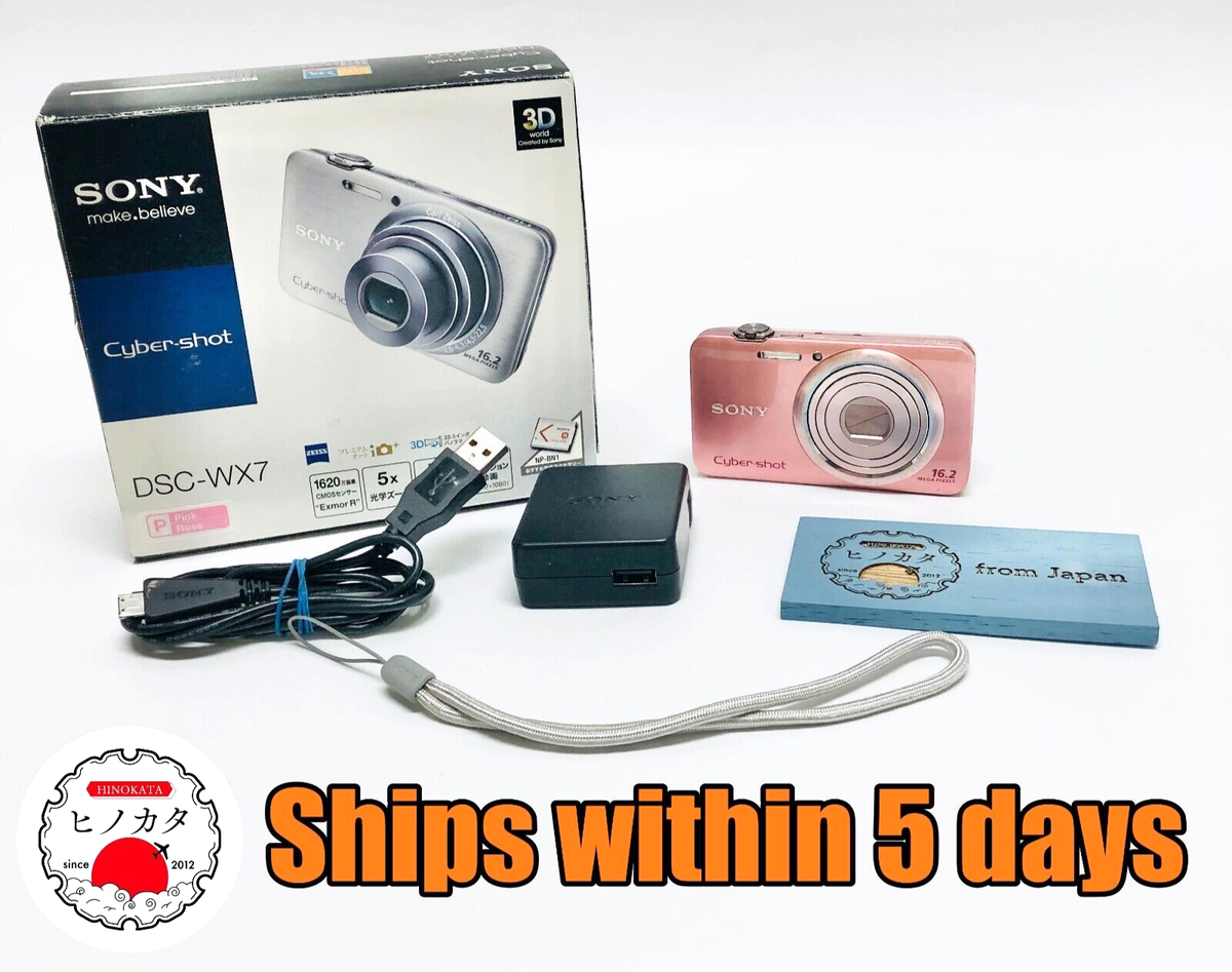 SONY DSC-WX7 Cyber Shot Digital Camera PINK 16.2MP Carl