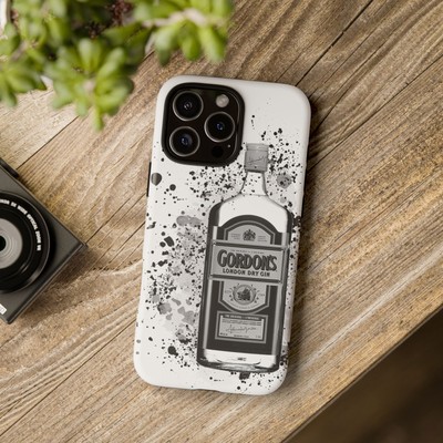 Gin Phone Case, Tough Phone Cover, Gift for Her, Stylish, Gordons London Dry Gin