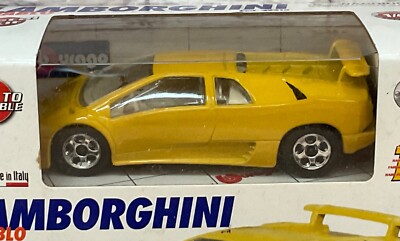 BURAGO 1:43 SCALE LAMBORGHINI DIABLO # 49410 METAL KIT MADE IN ITALY NIP