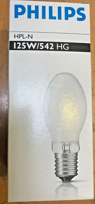 PHILIPS HPL-N /HQL/HRL E40 !!! 125W/542 HG Entladungslampe Quecksilberdampflampe