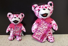 Grateful Dead Bean Bear Plush LOVELIGHT And LIL LOVE Liquid Blue -1988