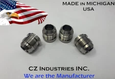 12AN, AN12 MALE STAINLESS STEEL WELD ON / WELD IN FITTING BUNG QTY:4