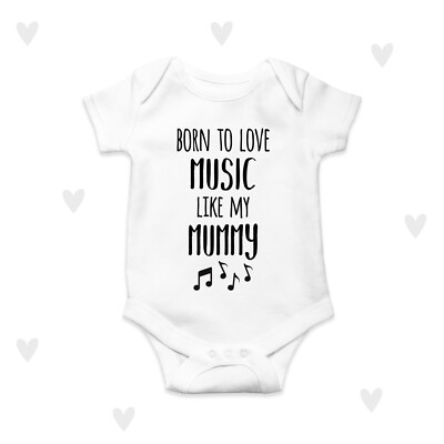 Musik Mama Baby Body personalisiert Musiker Geschenke Neugeborene