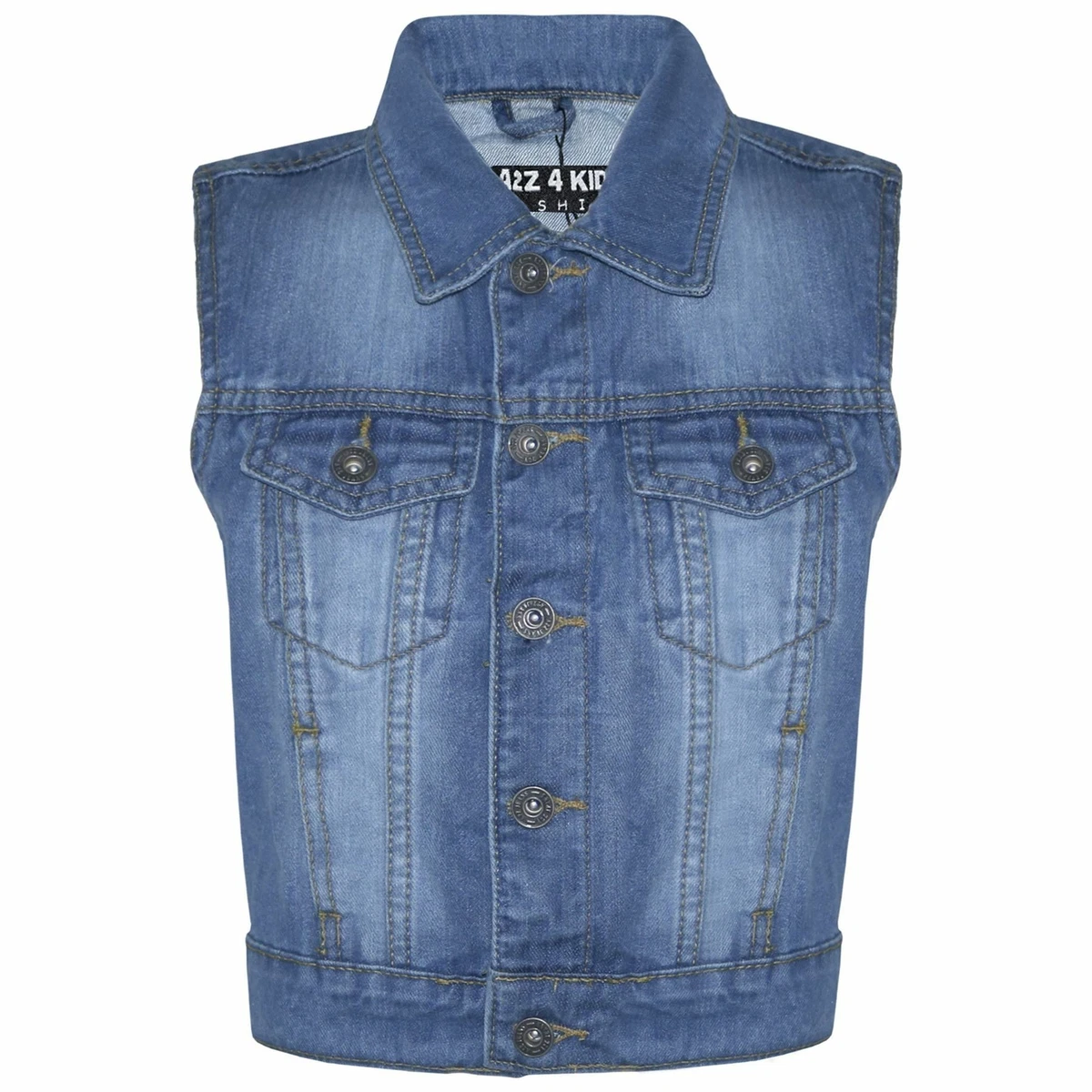 Kids top jean vest